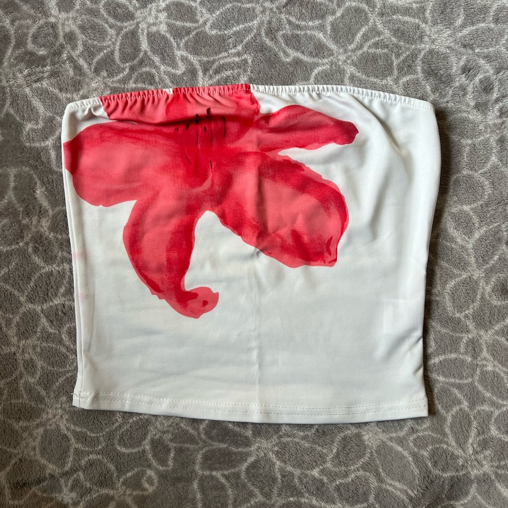 NWOT Flower tube top